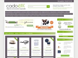 cadoetik, boutique en ligne de cadeaux éco-reponsable pour entreprises