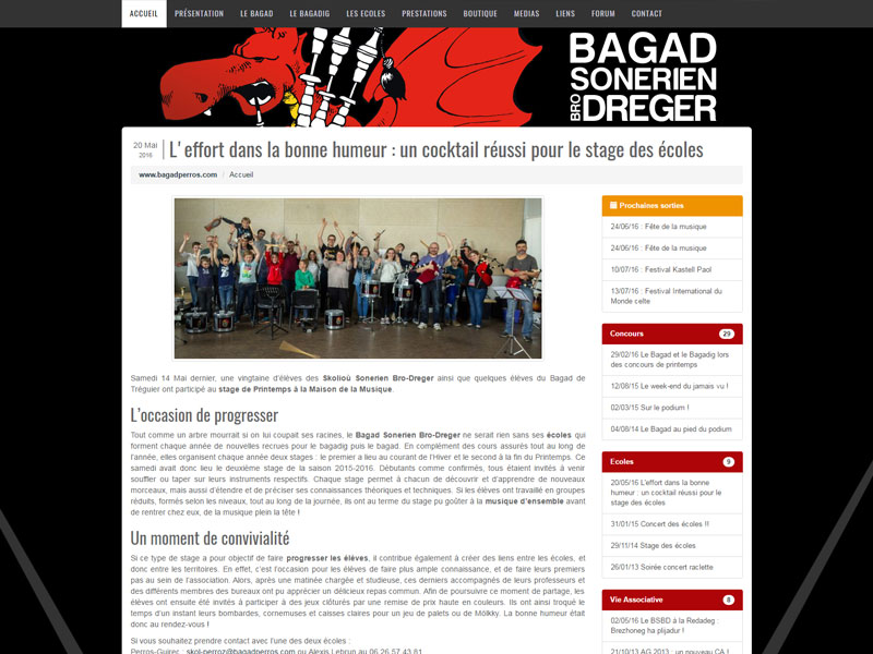 Bagad Sonerien Bro Dreger de Perros-Guirec