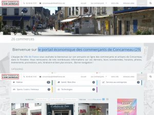 Portail économique des commerçants de concarneau (29)