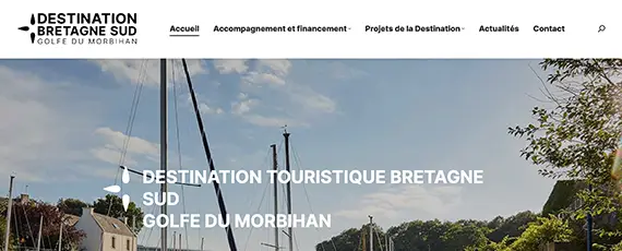 Miniature du site internet Destination Bretagne Sud