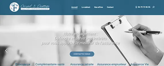 miniature du site internet SF Conseil et Courtage